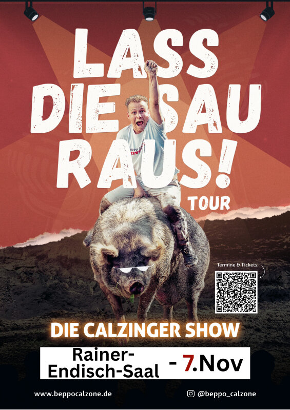 Plakat Konzert Beppo Calzone als PDF zum Herunterladen