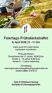Feiertags-Frühstücksbuffet am 06.04.2026 als PDF zum Herunterladen