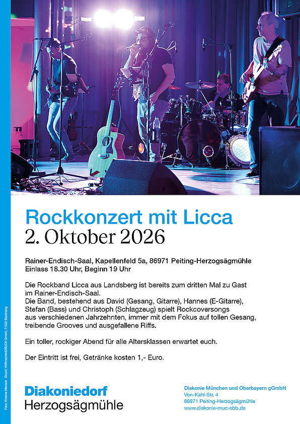 PDF Plakat Rockkonzert mit Licca zum Herunterladen