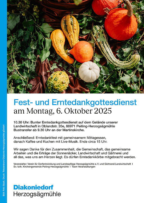 Plakat Erntedankfest 2025 als PDF zum Herunterladen