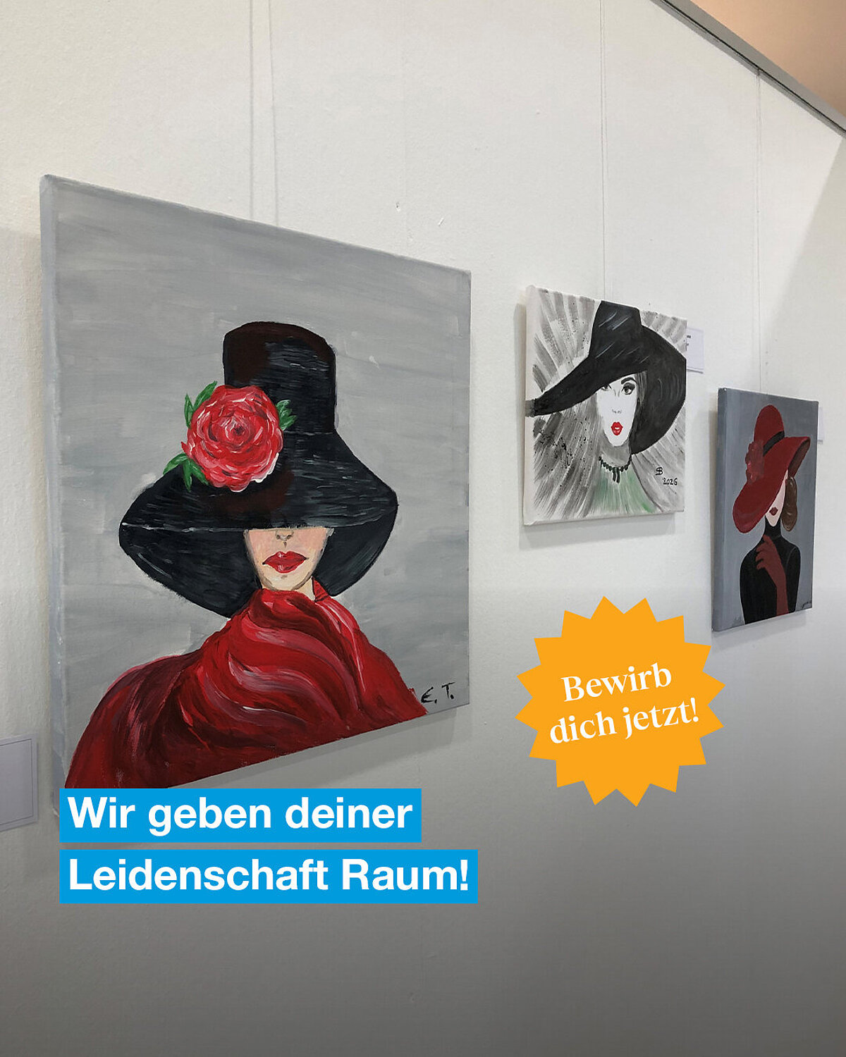 Wir geben deiner Leidenschaft Raum! Bewirb dich jetzt!