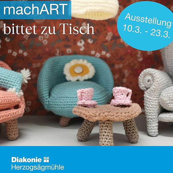 mehr lesen zu machArt bittet zu Tisch