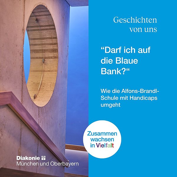 Darf ich auf die blaue Bank?