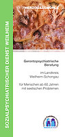 Faltblatt: Gerontopsychiatrische Beratung Weilheim-Schongau zum Herunterladen