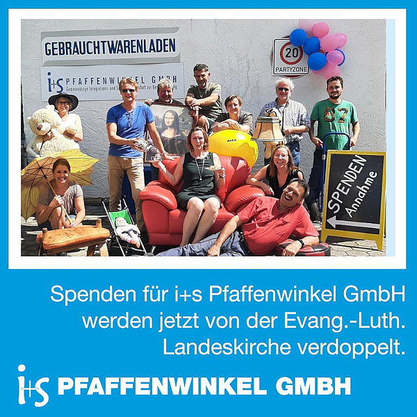 mehr lesen über Spenden für i+s Pfaffenwinkel GmbH