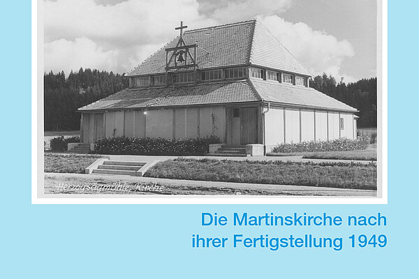 Die Martinskirche nach der Fertigstellung 1949