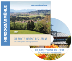 DVD-Cover mit Luftbild von Herzogsägmühle - 